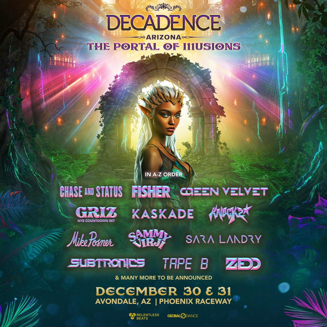 Decadence Arizona 2025 Lineup