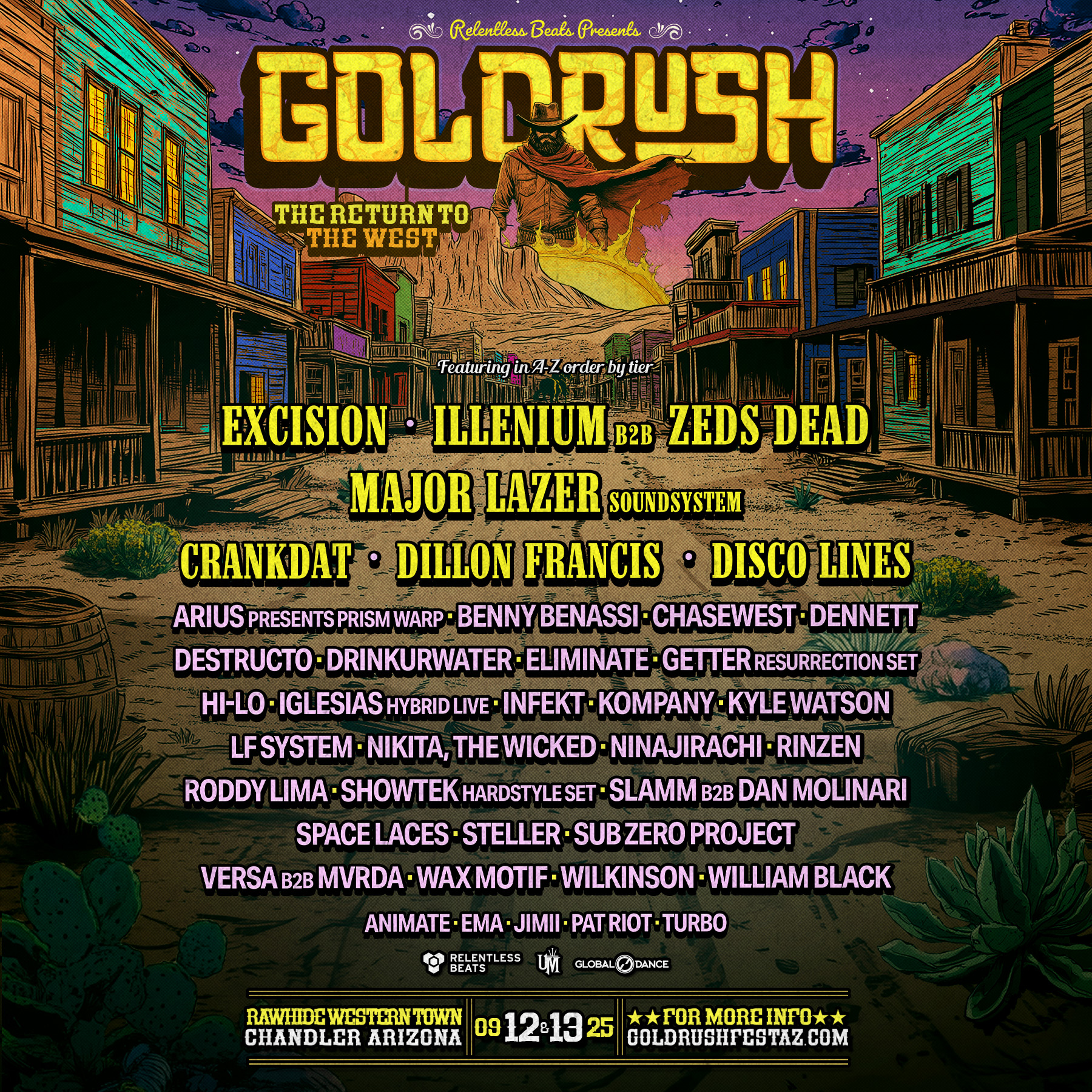 GoldRush 2025 Official Lineup