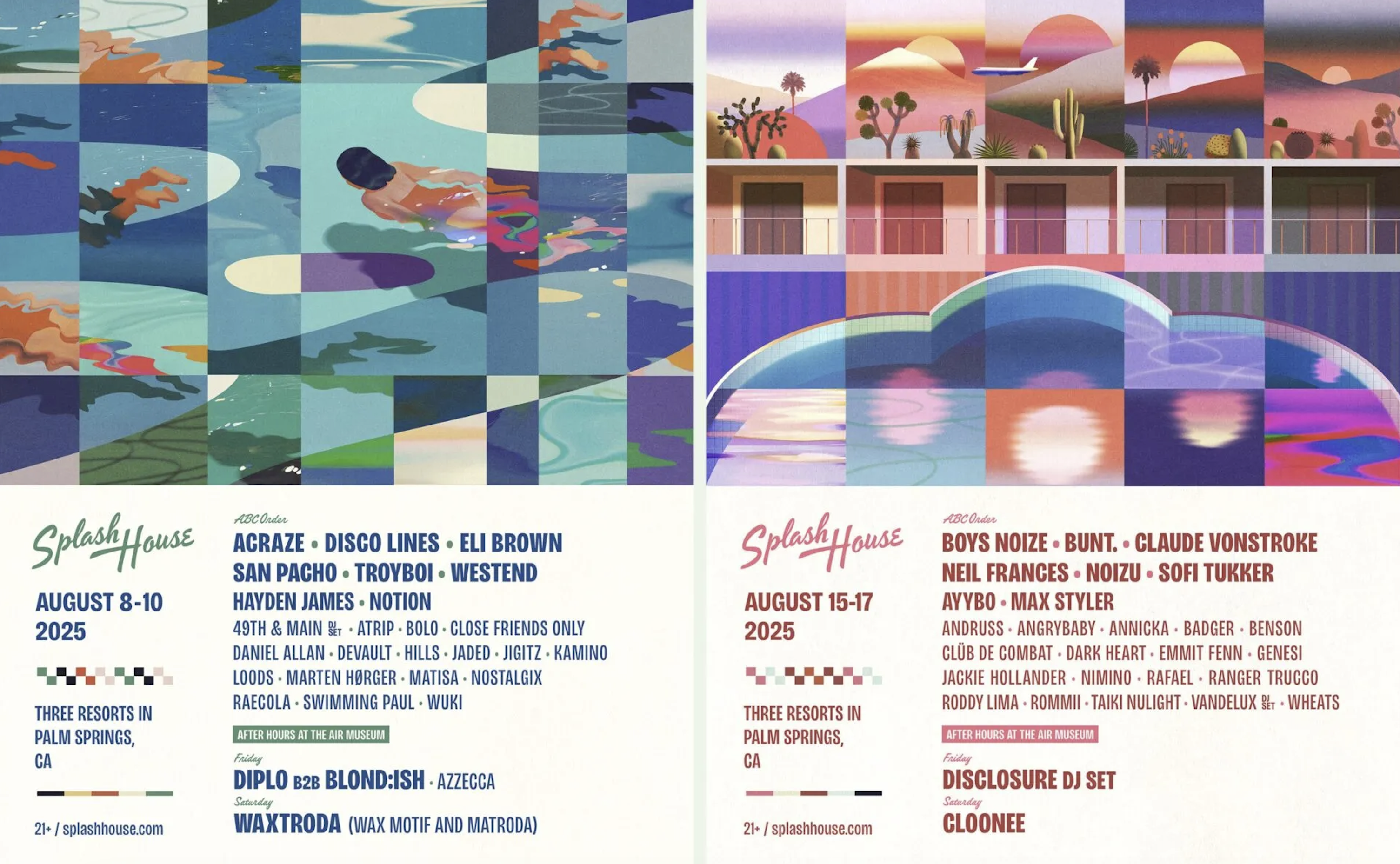 Splash House 2025 Official Lineup